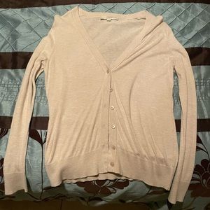 Loft cream cardigan medium